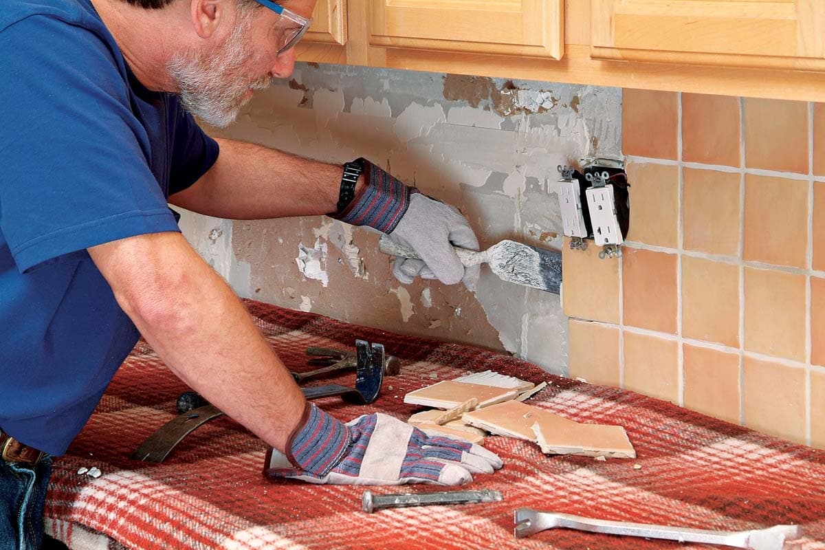 Worktop & Tile Removal